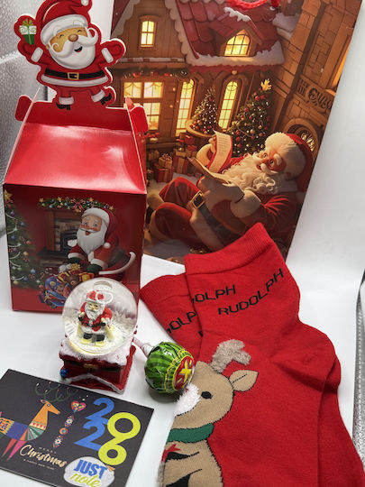 Christmas Gift Set 2026 Socks Rudolf Calendar Decorations Sweet