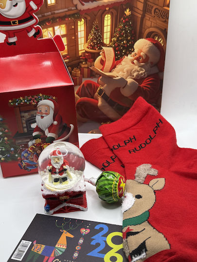 Christmas Gift Set 2026 Socks Rudolf Calendar Decorations Sweet