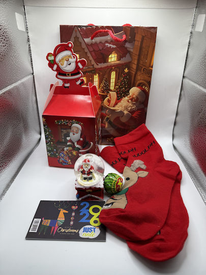 Christmas Gift Set 2026 Socks Rudolf Calendar Decorations Sweet