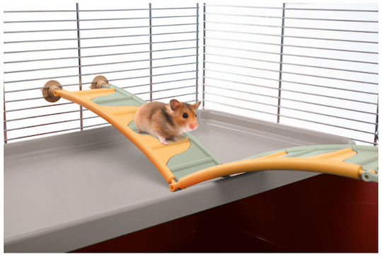 Imac Hamster Gabbia Criceti 16 Green – Ευρύχωρο Κλουβί Χάμστερ 80×48,5×37,5 Cm Ράμπες & Αξεσουάρ
