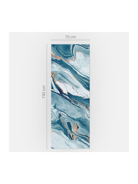 Husă Magnetică Pentru Frigider Model Valuri Abstracte Mișcare 70x190 Cm