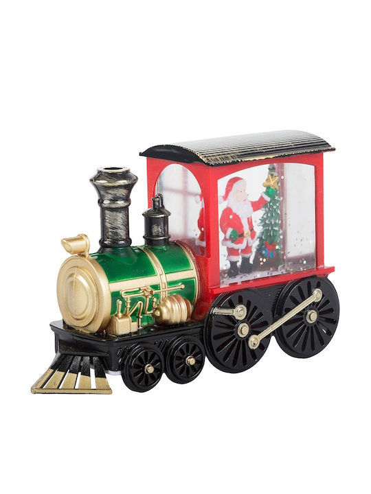 Christmas Snowball Illuminated with Santa Claus 8x5x13.5cm