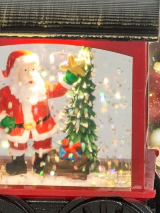 Christmas Snowball Illuminated with Santa Claus 8x5x13.5cm