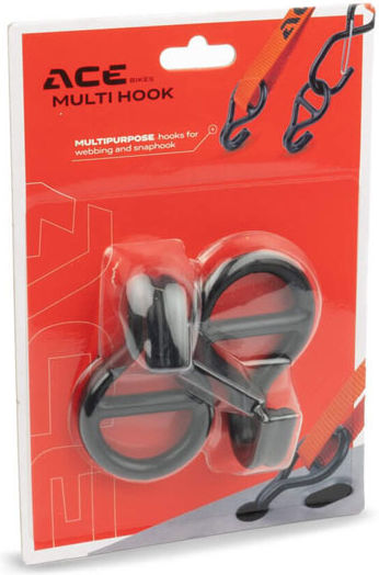 Acebikes Set Motorcycle Transport Multi Hook Tie Down Straps