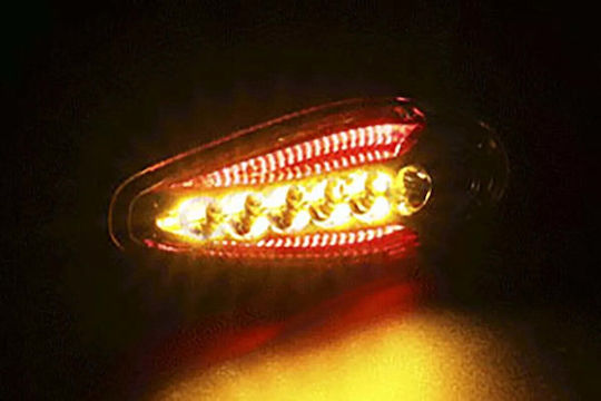 Koso Led Sonic Schwarz Motorrad-Scheinwerfer & Lichter Paar