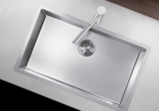 Blanco Claron 700-if Επικαθήμενος Inox 74x44cm Ασημί Blanco Claron 700-if Επικαθήμενος Inox 74x44cm Ασημί