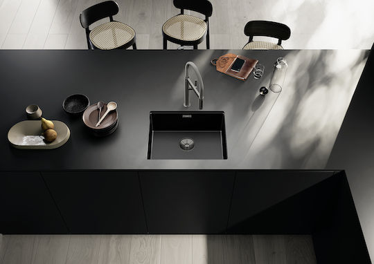 Blanco 527834BL Υποκαθήμενος Inox με Μπαταρία Μ54xΠ44cm Γκρι