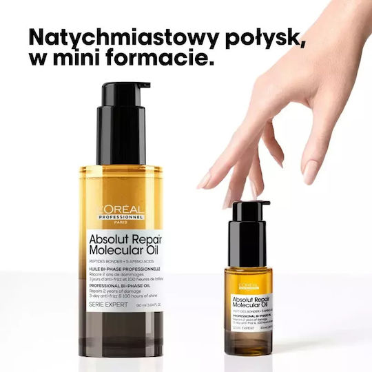 L'Oréal Professionnel Absolut Hair Oil for Repair Against Sealed Ends 30ml