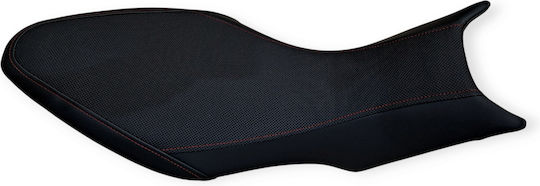 Dorsoduro750 Aprilia Anti-Slip Seat Cover Red Stitches