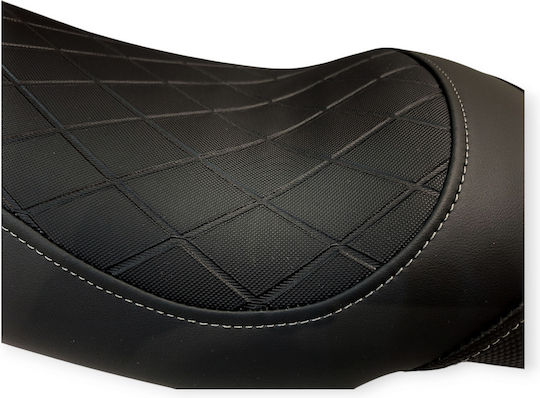 Fazer600 Gen2 S1-s2 Yamaha Anti-slip Quilted Baklavadoto Seat Cover Gray Stitches