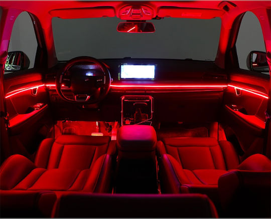 Diq Ambient Dream 256 Black Universal Thin Light Black Strip Ambient Light 18 Lights 256 Colors