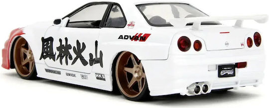 Set Figurină Metalică 6cm Nissan Skyline Gtr Mașină Scară 1:24