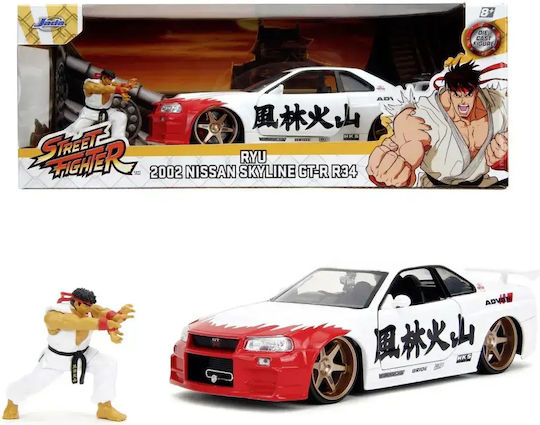 Set Figurină Metalică 6cm Nissan Skyline Gtr Mașină Scară 1:24