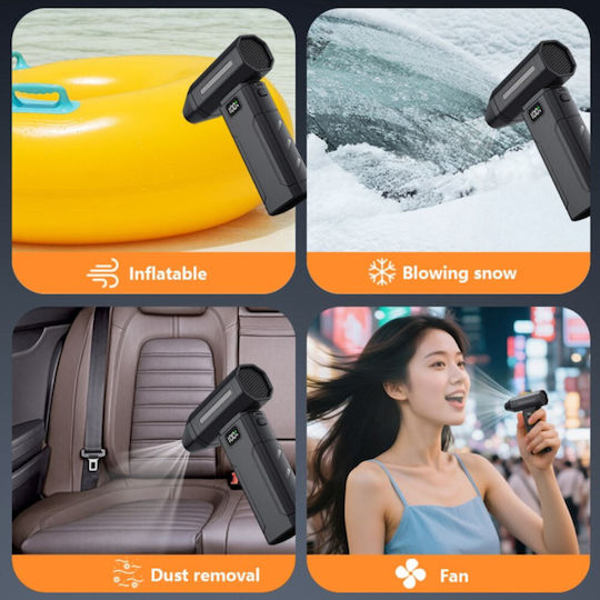 Suflantă de Mână 450000rpm cu Ecran și Baterie 6000mAh