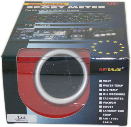 Car Dashboard Underpressure Analog Instrument 50.8mm
