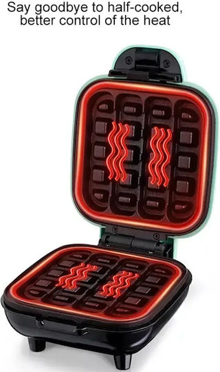 Pandaboo Waffle Maker for Square Waffles 420W
