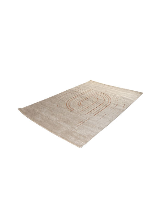 Tzikas Carpets Elio Σετ Μοντέρνα Χαλιά Κρεβατοκάμαρας Μπεζ 354-0-335-66856-070 3τμχ