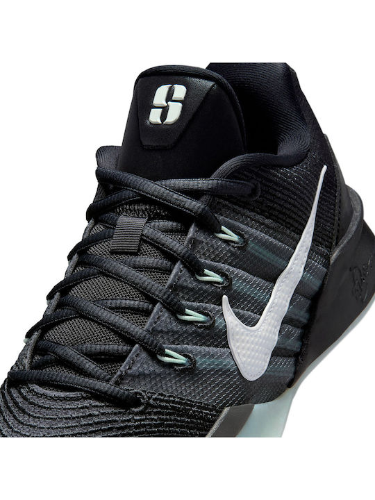 Sabrina 3 Low Basketball Shoes Black / White / Dark Smoke Grey / Iron Grey / Barely Green