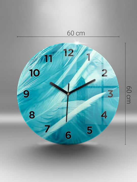 Tulup Kids Glass Wall Clock
