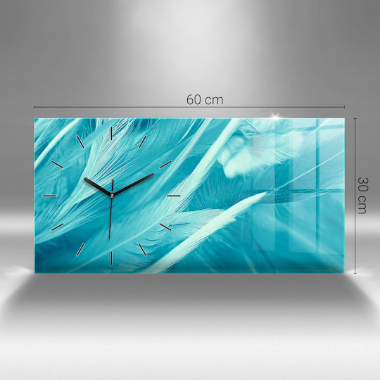 Tulup Deer Glass Kids Wall Clock 60x30cm