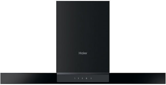 Haier Șemineu Hotă 90cm Negru