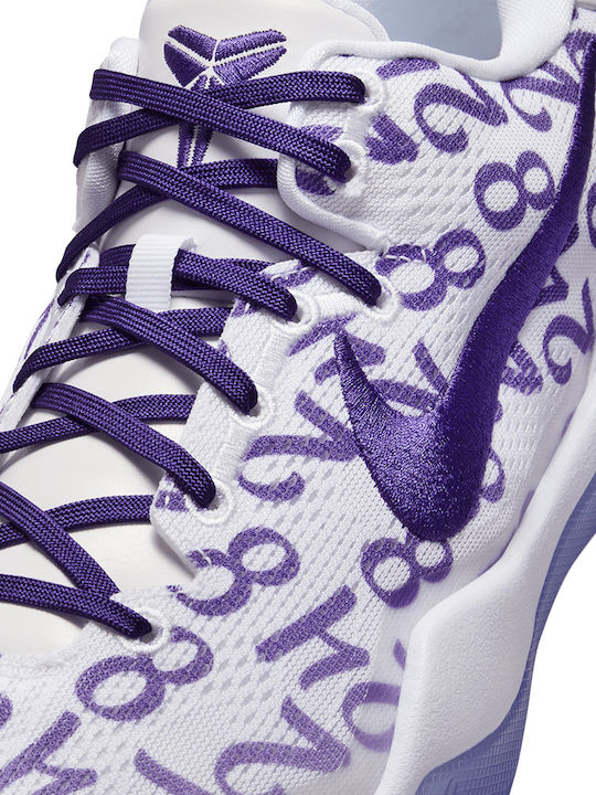 Kobe 8 Protro Court Purple "Court Purple" Μπασκετικά Παπούτσια White / Court Purple