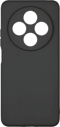 Forcell Back Cover Silicone / Tempered Glass Black (Redmi 14C / Poco C75)