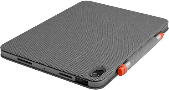 Logitech Folio Touch Flip Cover with Keyboard in English US Gray (iPad Air 2013 9,7") 920-009956