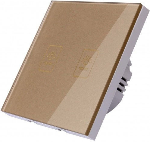 Techstar Tg02 Touch Switch Tempered Glass Modern Design Led Lighting 2 Phases Gold