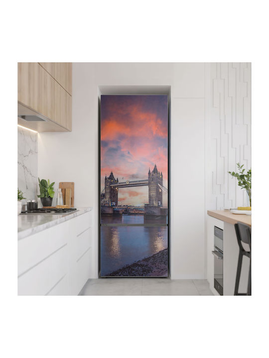 Modern Acoperire Magnetică Pentru Frigider Vederea Podului Tower Din Londra 70x190 Cm Modern Acoperire Magnetică Pentru Frigider Vederea Podului Tower Din Londra 70x190 Cm