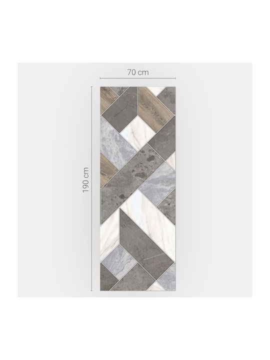 Magnetisches Kühlschrank Wandsticker Geometrisches Design Fliesen 70x190 cm