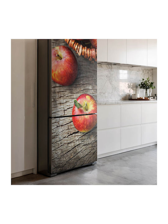Magnetisches Kühlschrankabdeckung Widerstandsfähig Waschbare Äpfel Korb Rattan 70x190 cm