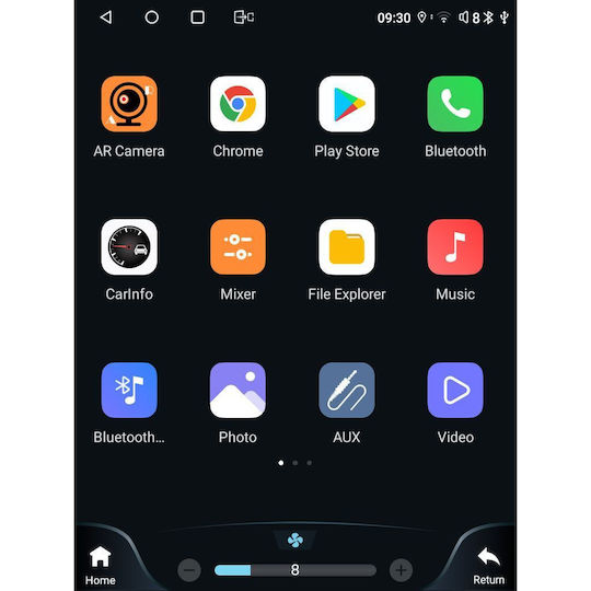 Lenovo Car Audio System for Renault Clio / Captur 2019 (Bluetooth/USB/WiFi/GPS/Apple-Carplay/Android-Auto) with Touch Screen 5.1"