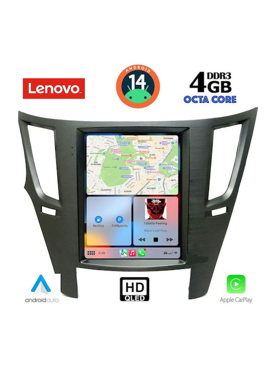 Lenovo Car Audio System for Subaru Legacy / Outback 2009-2014 (Bluetooth/USB/WiFi/GPS/Apple-Carplay/Android-Auto) with Touch Screen 5.1"