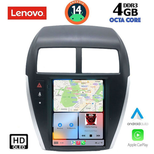 Lenovo Car Audio System for Mitsubishi Asx 2009-2020 (Bluetooth/USB/WiFi/GPS/Apple-Carplay/Android-Auto)