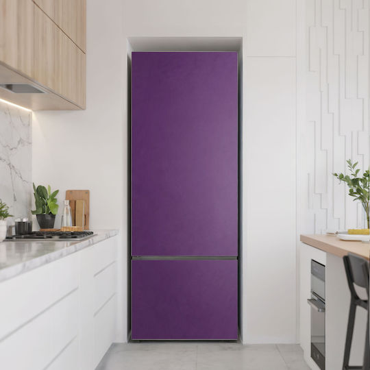 Magnetisches Kühlschrank Wandsticker & Wandgemälde Dekoration Schutz Lila 70x190 cm