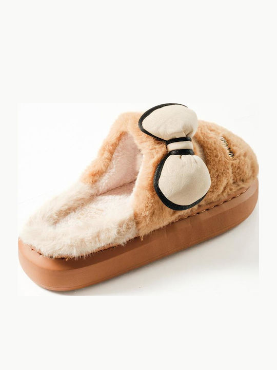 Winter Women's Slippers Brown