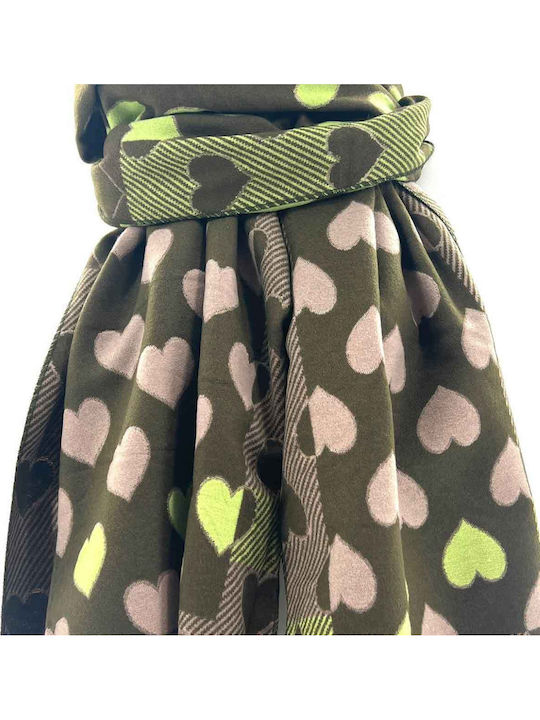 Women's Wool Scarf Khaki