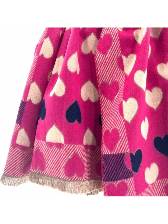 Women's Wool Scarf Fuchsia