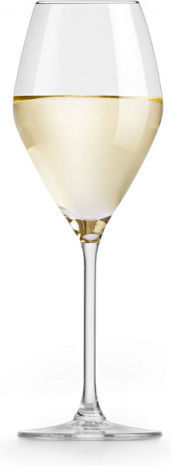 ONIS Doyenne Set Brillen für Weißwein aus Glas Kelch 340ml 6 Stück