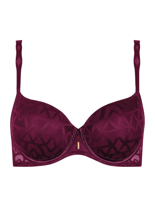 Purple Magenta Sutien cu căptușeală ușoară & cu Baloane