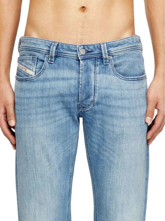 1985 Larkee Ανδρικό Παντελόνι Τζιν με Regular Straight Εφαρμογή Denim