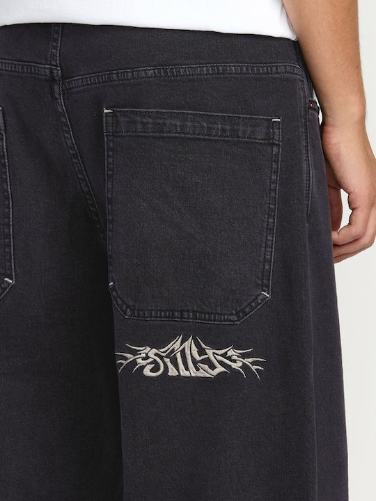 Men's Jeans Pants with Relaxed Fit Black