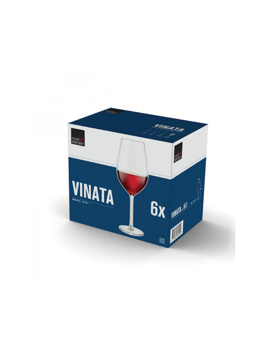 Soler Hispania Vinata Set de pahare pentru Vin Alb și Roșu din Sticlă Cu picior 540ml 6buc