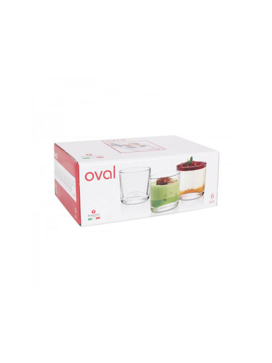 Soler Hispania Oval Set de pahare Cocteiluri din Sticlă 90ml 6buc