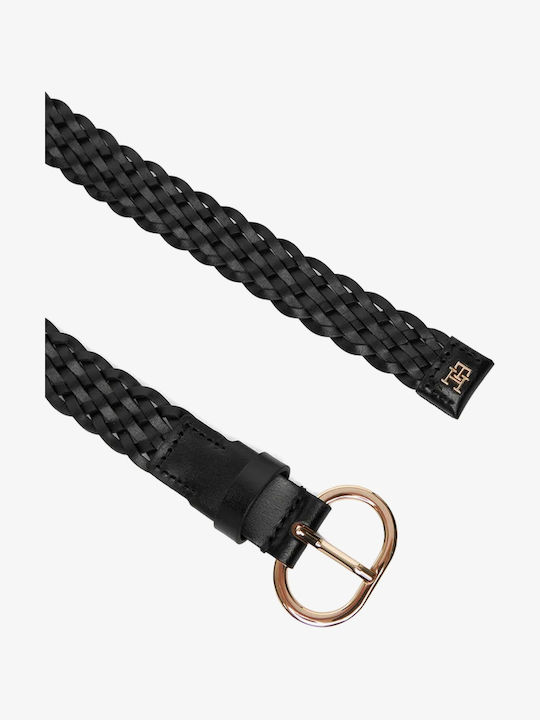 Tommy Hilfiger Leather Women's Belt Black
