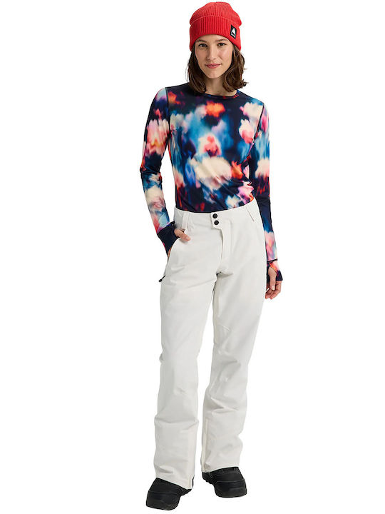 Burton Reserve 2l Stretch 3026810AR00 Women's Trousers for Ski & Snowboard White