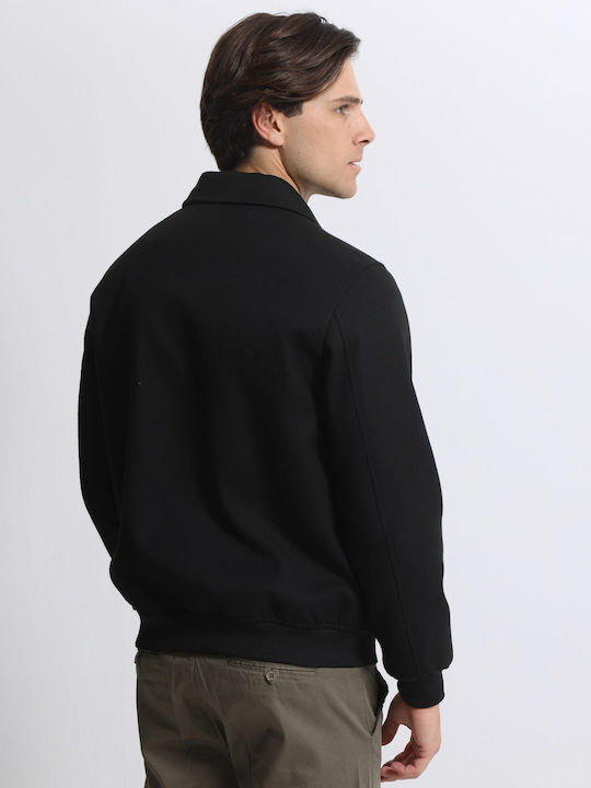 Men's Half Coat Black