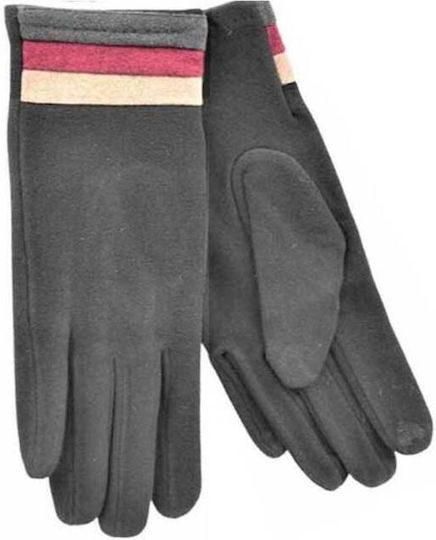 Set with Beanie Knitted in Black color