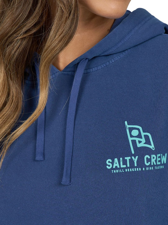 Women's Sweatshirt Hooded Navy